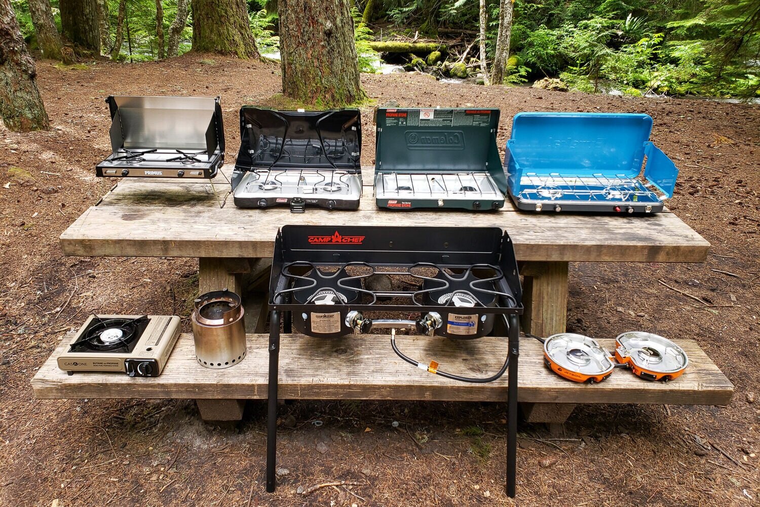 Comparing the size and cooking area dimensions of the best camping stoves on the market