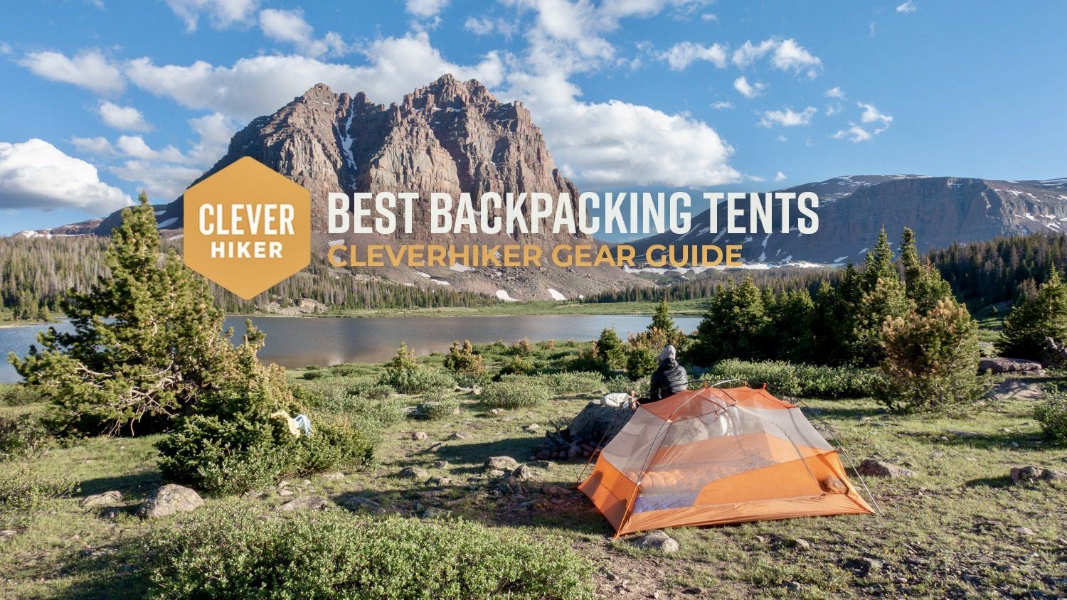best backpacking tents title shot tent by a lake in the mountains