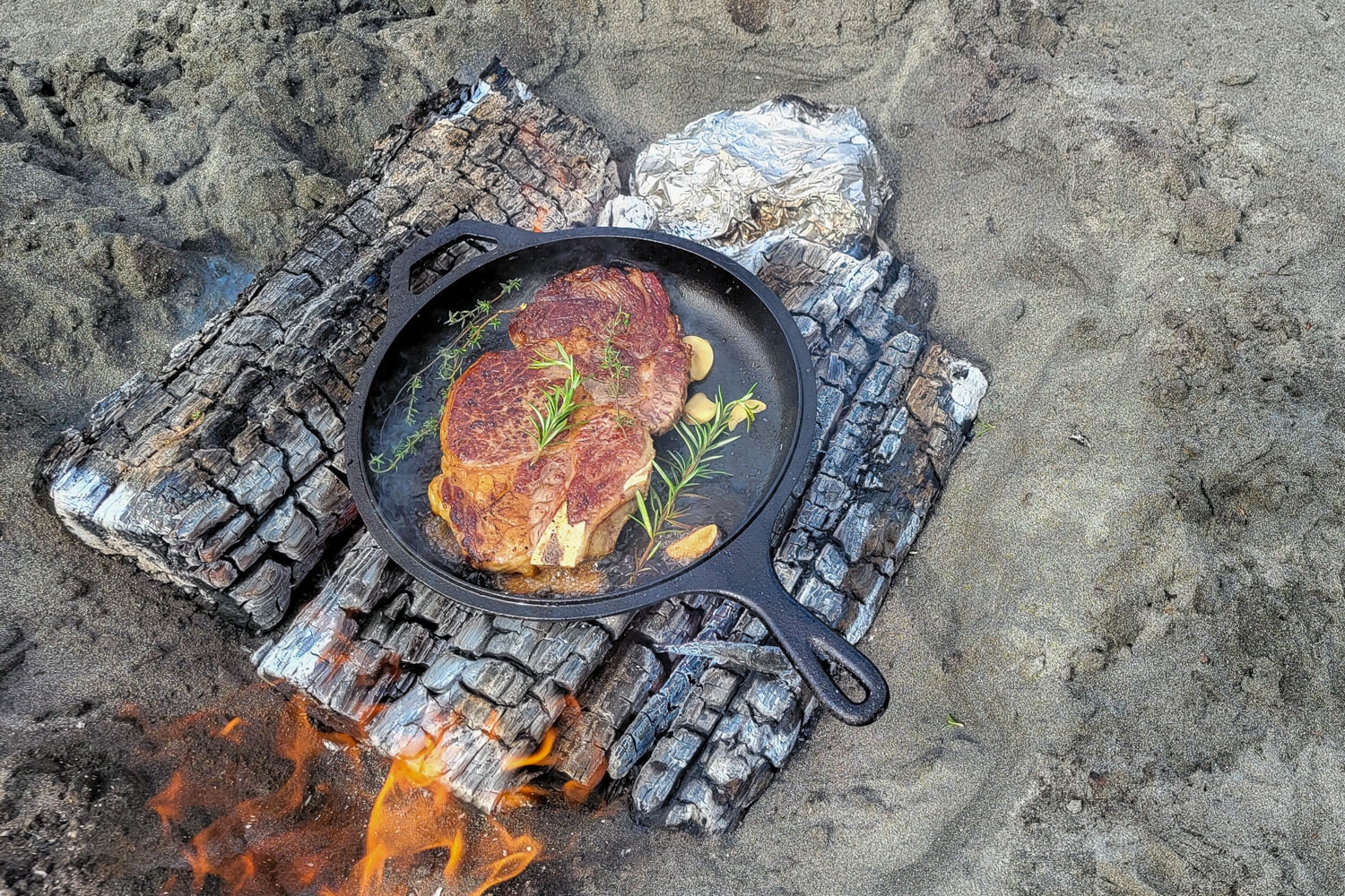 Cast iron is heavy, but it’s durable, a great value, & highly versatile for home & Camp cooking