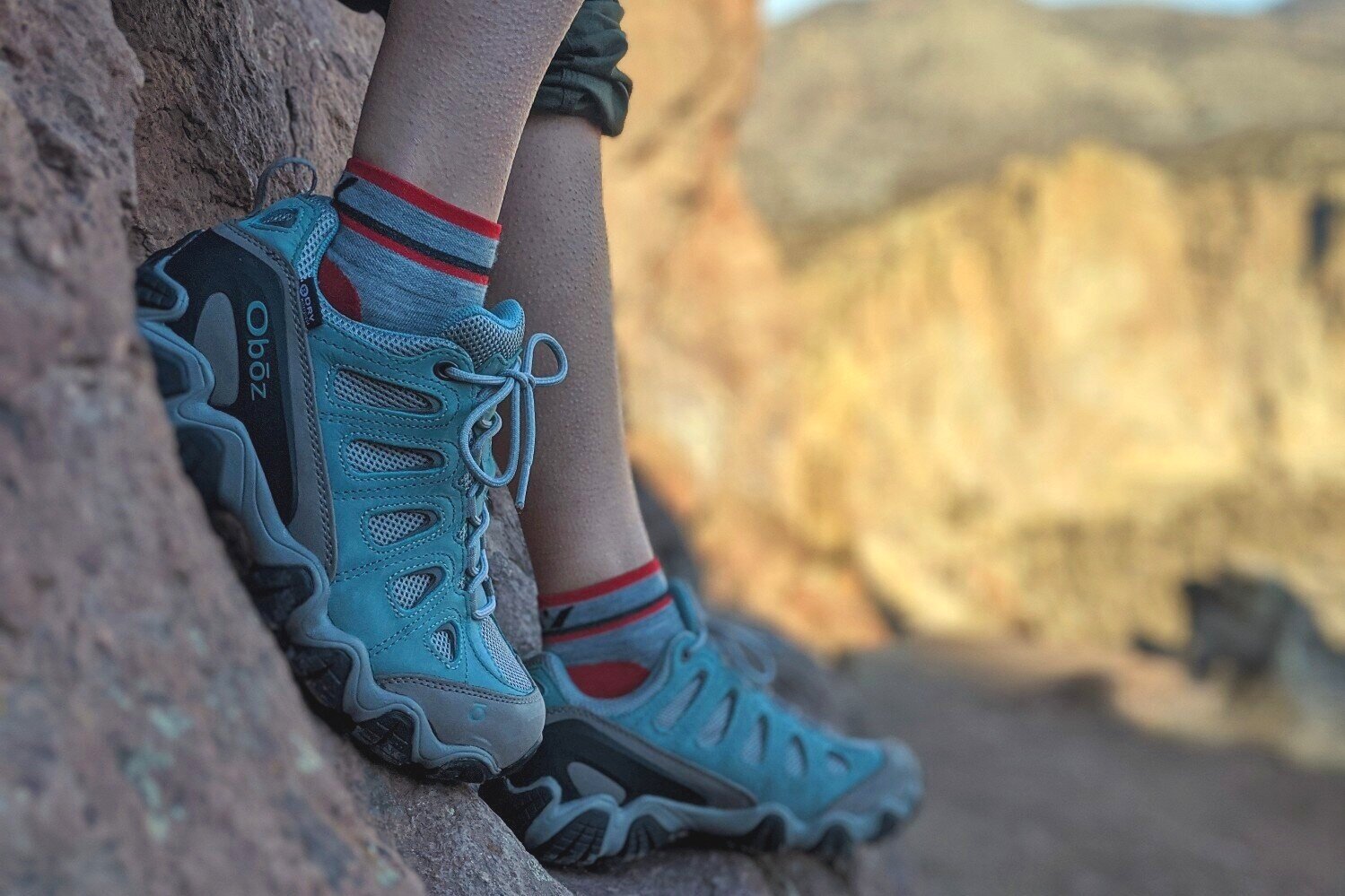 The Oboz Sawtooth II Low BDry are some of the most durable hiking shoes on our list, so they’re great for rugged terrain