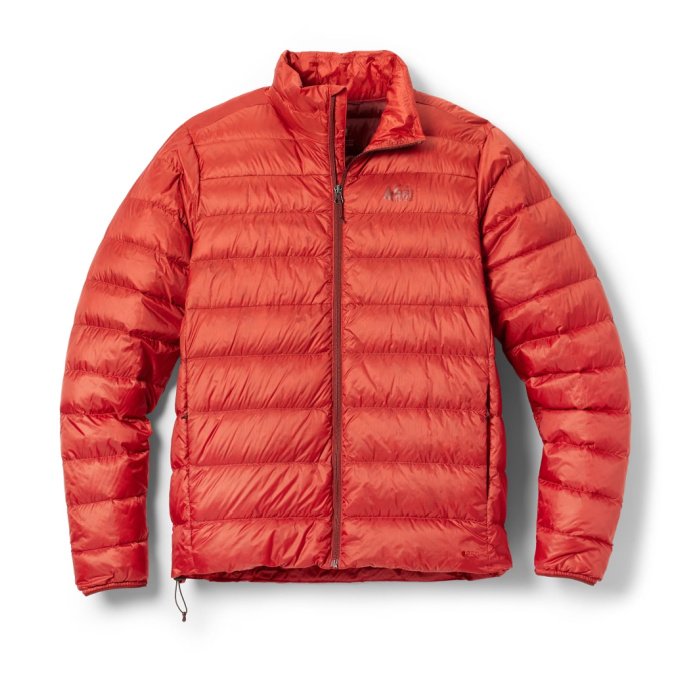 Stock image of REI 650 Down Jacket on a white background