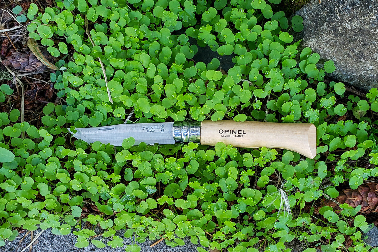 You can’t beat the affordability & low weight of the Opinel No. 8 pocket knife for basic cutting tasks
