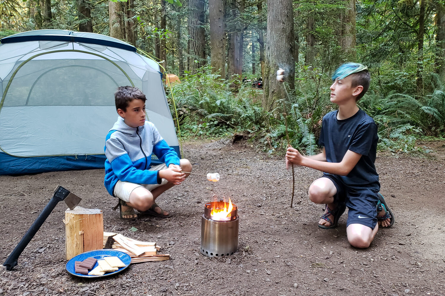 The Solo Stove Campfire is great for entertainment and camp cooking